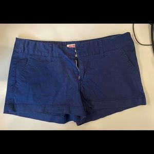 Blue shorts